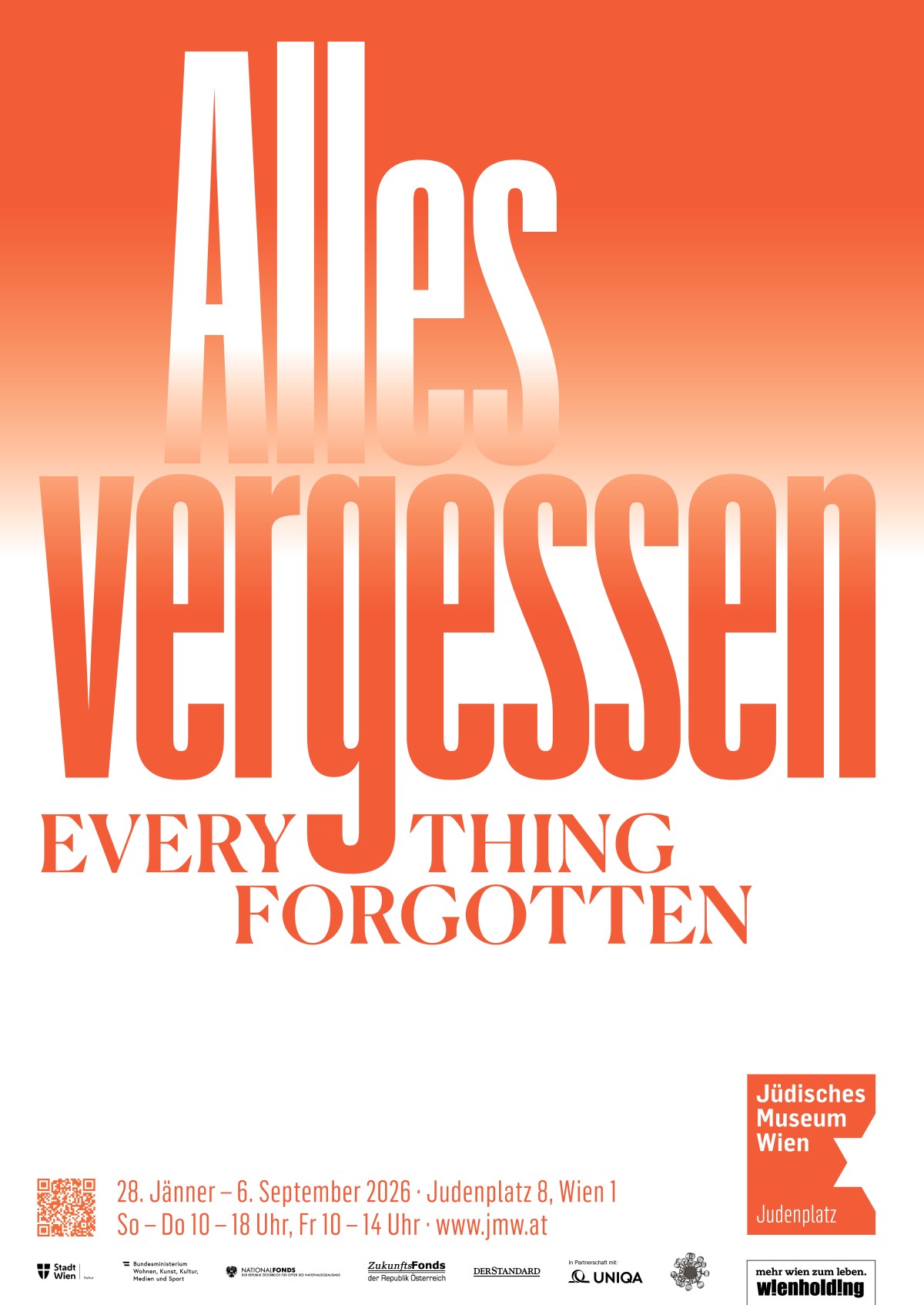 : Sujet Plaka zu Alles vergessen in orange und weiß