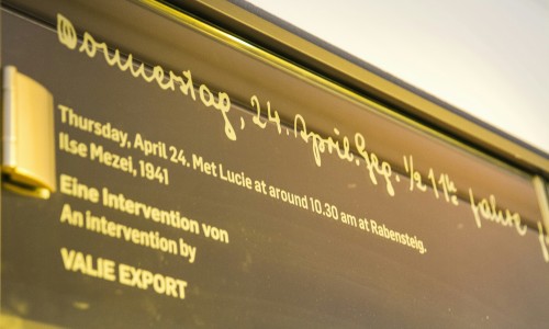 VALIE EXPORT interveniert