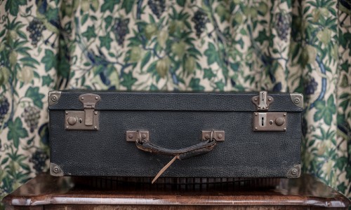 front view of a suitcase