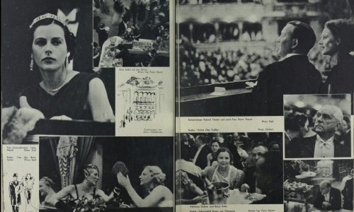 Hedy Mandl auf dem Opernball