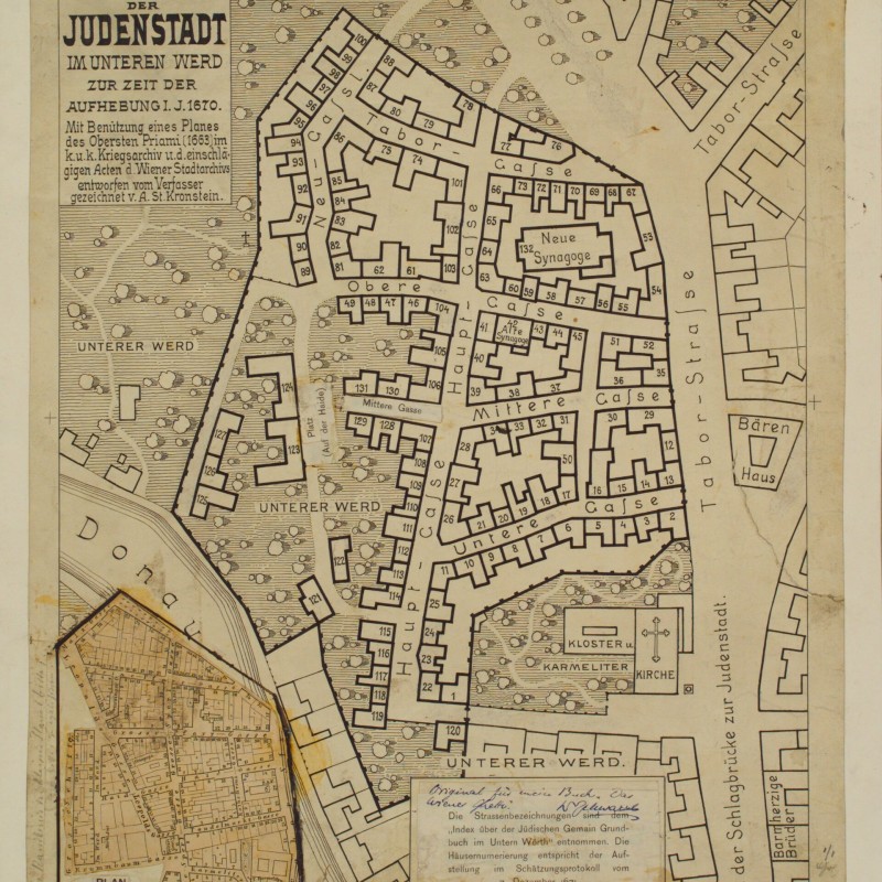 Plan der Judenstadt