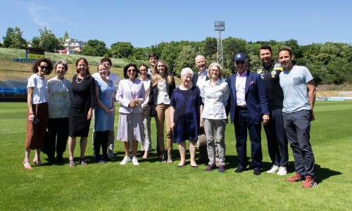 Rothschild family members visit the Jewish Museum Vienna