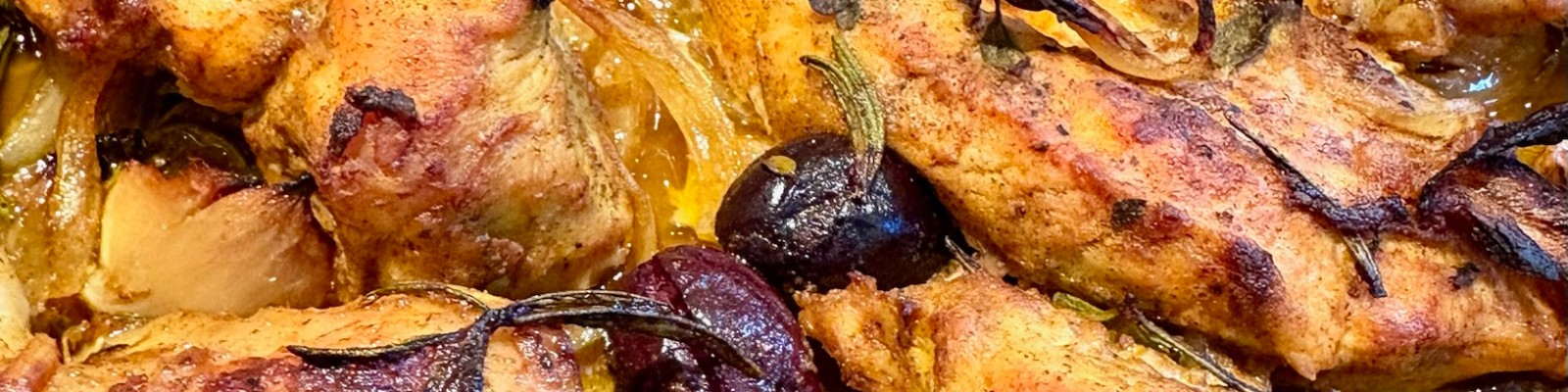 : Shabbes Hühnchen nach dem Backen